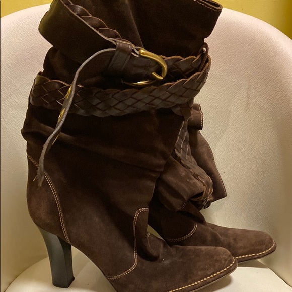 COACH Women's Brown Suede Boots - Picture 1 of 13